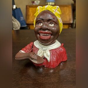 SOLD-Vintage John Harper & Co England-Cast Iron Mechanical Bank